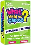 QUOKKA Board Games for Kids 8-12 Year Olds - Family Card Game for Ages 5-9 - What Would You Choose | Do Family Rather? | Pick Your Answer | Get to Know Your Family - Fun Game Night for Boys & Girls