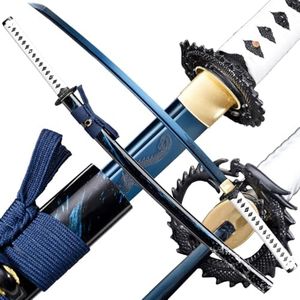 Zhangswords Samurai Katana Sword 1095 High Carbon Steel Full Tang Blade