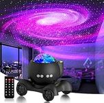 Galaxy Projector, Star Projector Built-in Bluetooth Speaker, 14 Color Night Light Projector for Kids Adults, Auto Timer, 3 White Noise Aurora Projector for Halloween/Christmas Decoration