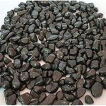 Hug A Plant | Black Colour Pebbles 25KG Pebble Stones for Home Decorative|Vase Fillers| Aquarium Fish Tank |Lawn|Multi-Purpose