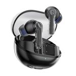 SoundPEATS Clear Wireless Earbuds, Ear Buds with 40H Playtime, Bluetooth 5.3 Earbuds, Wireless Noise Cancelling Earbuds with Dual Mic for Clear Calls, Game Mode, App Control-Transparent Black