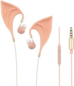 URIZONS Elf Earbuds Auriculares intrauditivos para niños - Elegante diseño de Orejas de Elfos Auriculares con Cable ultrasuaves Adorables Auriculares de Cosplay Spirit para iPhone/Android