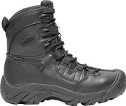KEEN Utility Women’s CSA Oshawa 8” Steel Toe Waterproof Work Boots Construction Boots, Black/Black, 10.5 D (Medium) US
