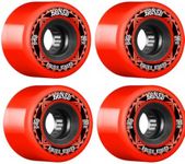 Bones Wheels ATF Rough Riders Runners Skateboard Wheels, Red, 59 mm