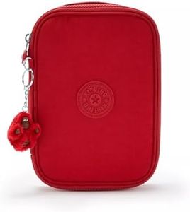 Kipling Womens WomenÂ’s 100 Pens Printed Case, Organize Accessories, Art Supplies, Makeup, Polyester Travel Organi cosmetic bags, Cherry Tonal, 8.25 L x 6 H 2 D US