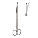 IS IndoSurgicals Mayo Scissors Blunt/Blunt (Curved, 5.5")