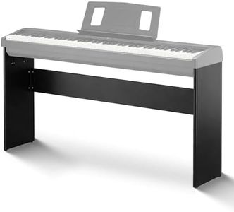 STRICH Piano Keyboard Stand, Wooden Furniture Stand, Compatible for ROLAND FP-10 Digital Piano 88 Keys, SKT-FP10(Classic Black)