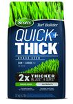 Scotts Turf Builder Quick + Thick Grass Seed (Sun and Shade Mix), 2.8kg (403 sq Meters / 4,347 sq feet Coverage) | Grow a Thick, Green Lawn Fast. for Areas That Experience Sun & Shade