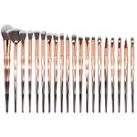 Eye Brush Set, 20 pcs Unicorn Eyeshadow Eyeliner Blending Crease Kit Makeup Brushes Make Up Foundation Eyebrow Eyeliner Blush Cosmetic Concealer Brushes