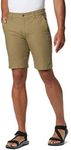 Columbia Men's Flex ROC Short, UV Sun Protection, Comfort Stretch, Flax, 38W x 10L