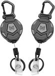 MNGARISTA 2-Pack Retractable Keycha