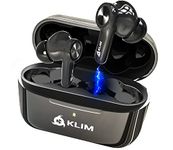 KLIM Pods V2 Wireless Headphones + Excellent Sound + Bluetooth Earphones with Mic + Sweat Resistant (IPX4) + Optimal Isolation + Long-lasting Battery 24H + Quick and Easy Pairing + NEW 2023