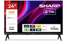 Sharp 24-inch HD Powered by TiVo Smart TV TiVo+ Free Channels Dolby Digital HDR10 HDMI with ARC DVB-T/T2 Tuner 24HE2345K Freely Included (HE Series)