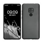 kwmobile Case Compatible with Huawei Mate 20 Case - Soft Slim Metallic TPU Silicone Cover - Metallic Grey