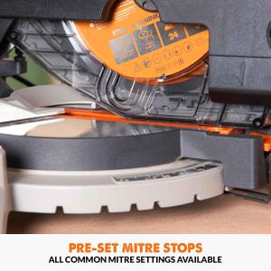 Evolution Mitre Table Saw – R210MTS-G2, Multi-Material Cutting