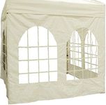 Impact Canopy Wedding Party Gazebo Sidewalls with Cathedral Style Windows for 10x10 Pop Up Canopy Tent - 2pk