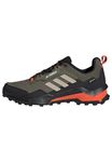 adidas Men's Terrex AX4 Gore-TEX Hiking Shoes, Olive Strata/Wonder Beige/Core Black, 6.5 UK