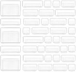 Vtopmart 37 PCS Plastic Clear Drawe