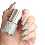 DeBelle Gel Nail Polish Olive Jade(Pastel Olive Green Nail Paint)|Non UV - Gel Finish |Chip Resistant | Seaweed Enriched Formula| Long Lasting|Cruelty and Toxic Free| 8ml