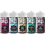 Vape Liquid, 5 x 100ml Vape Juice, E Cigarette, For Vape Kits, Vape Gifts, Sub Ohm Ecig No Nicotine Shortfill Premium Watermelon Ice+Blue Raspberry+Slushberry+Cherry Ice+Vanilla Dream Flavour E Liquid