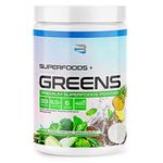 Believe Supplements Superfoods+Greens - Superfood Blend | Boost Energy, Immunity, and Digestion | Rich in Antioxidants & Essential Nutrients! (30 servings, Pineapple Coconut)