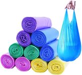 4 Gallon Trash Bag,200 Counts Thicken Value Small Trash Bags,Small Colorful Garbage Bags with Handle for Home Office Kitchen Bathroom Trash Can