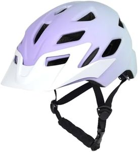 Kids Bike Helmet, Adjustable Youth Boys Girls Helmets for Ages 3-5-8-14 Years (50-57cm), Child Helmet with Visor and LED Light, Lightweight Multi-Sport Bicycle Scooter Skate Cycling Helmets