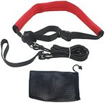 Swim Bungee Training Belt Swim Resistance Belt Swim Exerciser Belt Swim Tether (One Waist Belt, One Bungee Cord, One Loop) Storage Mesh Bag