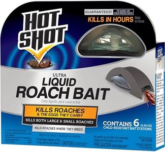 Hot Shot Liquid Roach Bait, Roach Killer, 1 Pack, 6-Count