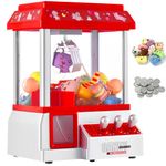 VISATOR Claw Machine Arcade Game Candy Grabber Machine Mini Vending Machine For Kids Gumball Machine Sweet Grabber Machine Prize Sweet Dispenser Grab Machine For Party Birthday For Girls Boys