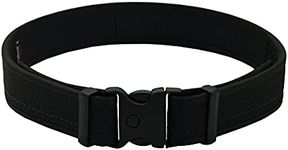 Uncle Mike's Kodra Hook and Loop Lining Ultra Duty Belt with Nylon Web (Large, Black)