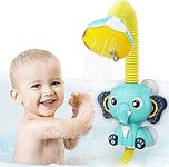 SUNWUKING Toddler Shower Head for Bath - Baby Bath Shower Head Bathtub Toys Baby Sprinkler - Toddler Shower Toys Bath Sprayer - Bath Shower Head for Kids with Suction Cups, Shower stents