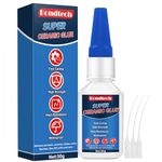 Ceramic Glue 30g, Ceramic Glue Repair for Pottery, Porcelain Glue, Ceramic Repair Glue with Anti-clog Cap, Clear Pottery Glue for Pottery, Dishes, Tiles, DIY Crafts, Waterproof, Heat-Resistant