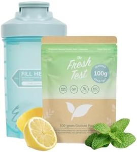 The Fresh Test 100g Powder Drink Mix & Premium Shaker Bottle Bundle, BPA-Free, Leak-Proof, Easy to Use
