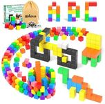 Apluses 96Pcs Magnetic Blocks, More Quantity can Create Bigger Buildings and Improve Children's Thinking