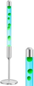 Kyzfy 47.5-Inch Liquid Motion Lamp,Magma Lamp, Mood Relaxation Light，Suitable for Home Decoration,Office Decoration, Cafes,Bars,Etc (Blue Water Green Wax, 47.5 inches)