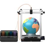 Anycubic Kobra 3 MAX Combo 3D Printer,Print Size 420 * 420 * 500mm,600mm/s Ultra-Fast Multicolor Printing, Drying and Printing in one, Suitable for All Major Filaments,Realize Smooth Printing