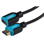 Maplin HDMI Extension Cable 3m, 4K 30Hz Male to Female Adapter, Ultra HD High Speed, ARC/HDR/3D, Ethernet, Compatible with TVs, Monitor, PS4/5, Xbox, Projector, Soundbar, Sky Box, PC, Laptop, Apple TV