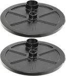 Dgdhf Replacement Lawn Mower Wheels Dust Cover 532115001 Fits Ridgid TROY-BILT ECHO POWERSTROKE WORKFORCE BLACKMAX Lawn Mower Wheels (Set of 2)