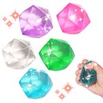 1pcs Big 2.45 Random Color Stress Cube Masonry Ice Squishy Stress Balls-Diamond Malt Sugar Ball-Sensory Fidget Toy for Your Best Mellow and Chill-Square Shape Hand Exercise Balls- Age 3 to Adult