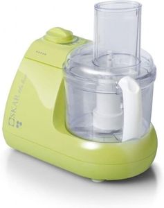 OSKAR Robot de cocina The best Start con potente 600 W, recipiente, cuchillas de acero, libro de recetas fácil de usar, color verde