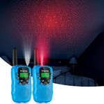 Soopotay Walkie Talkies for Kids with Projection Lamp, Long Distance Kids Walkie Talkie, Gifts Toys for Kids Girls Boys Age 5-12, Kids Two-Way Radios for 5-12 Years Old