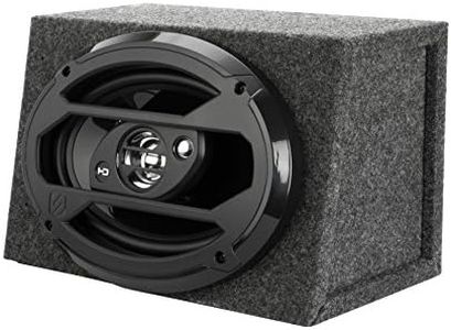 Scosche SE69KT 6x9 Single Car Speaker Enclosure with Gray Carpet, Assembly Required, Speaker not Included