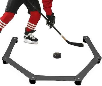 WIPHANY Hockey Stick Handling Training Aid Adjustable Hockey Stickhandling Trainer Suitable for On or Off Ice Lightweight Portable Hockey Training Aid for Improving Puck Control Dangler