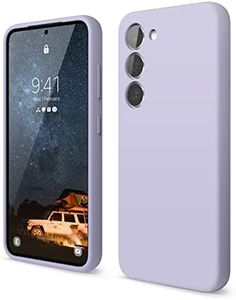 elago Cover Silicone Liquido Compatibile con Samsung Galaxy S23 Custodia, Silicone Premium, Protezione Completa - Copertura 4 Strati Antiurto, Antigraffio Fodera in Microfibra Morbida (Lavanda)