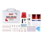BC Level 1 First Aid kit in Plastic Box, WorkSafeBC Level 1 First Aid Kit, Suitable For Solo And Up To 200 Workers In A Work Place (By Ready First Aid)