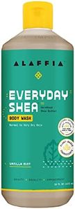 Alaffia EveryDay Shea Body Wash - Naturally Helps Moisturize and Cleanse without Stripping Natural Oils with Shea Butter, Neem, and Coconut Oil, Fair Trade, Vanilla Mint 16 Fl Oz