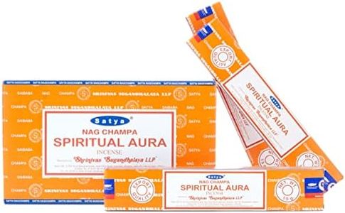 Satya Incense Sticks, Black, Spiritual Aura
