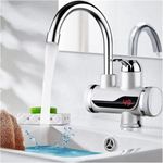 Instant Electric Water Heater Faucet – Tankless Hot Water Heaterfor Kitchen & Bathroom, Energy-Efficient with Adjustable Temperature Control. (A3)
