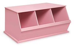 Badger Basket Three Bin Storage Cubby - Pink